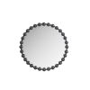 Beaded Round Wall Mirror 27"D