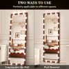 Hollywood Full Length Mirror with Lights Full Body Vanity Mirror with 3 Color Modes Wall Lighted Standing Floor Mirror for Dressing Room Bedroom Hotel