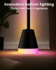 Smart RGB LED Corner Floor Lamp,Bright Tall Standing Lamps with APP and Remote,Modern Floor Lamp with Music Sync and 16 Million Colors