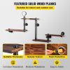 Industrial Pipe Shelving, Pipe Shelves with 4-Tier Wood Planks, Rustic Floating Shelves Wall Mounted, Wall Shelf DIY Bookshelf for Bar Kitchen Bathroo
