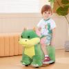 6V Battery‑Powered Ride‑On Triceratops Toy – Music, PU Wheels & Soft Padding