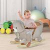 Rocking Horse with Music, Saddle & Soft Plush Body