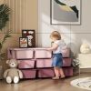 3‑Tier Kids Storage Tower with 9 Drawers – Pink Dresser Organizer
