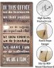 We Are A Team Office Signs Decor, Hanging Wood Sign Office Decoration, Motivational Quotes Wall Décor, Human Resources Offices Wall Decoration