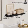 loating Shelves for Wall, Wall Mounted Rustic Wood Shelves for Bathroom, Living Room, Bedroom and Kitchen, Wall Shelves for Storage,Books