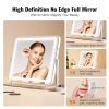 Vanity Mirror with Lights, Three Color Lighting Modes, Lighted Makeup LED Mirror, and 5X Magnification,USB Port, Smart Touch Control