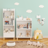 Kids 4‑Tier Wooden Bookcase – Modern Children’s Bookshelf & Toy Storage Organizer