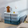 3‑Tier Kids Toy Storage Organizer with 6 Drawers – Blue