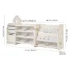 Kids Toy Storage Organizer with Bookshelf – 4‑Tier Cubby Cabinet with 10 Bins