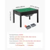 Wooden Kids Activity Table – Reversible Block Surface with Large Storage & Bins