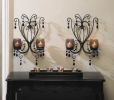 Midnight Candle Wall Sconces – Ornate Decorative Accent