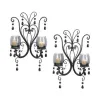 Midnight Candle Wall Sconces – Ornate Decorative Accent