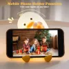 Cute Duck Silicone Night Light – Rechargeable, Dimmable & Timer Bedside Lamp
