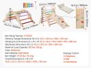 9‑in‑1 Montessori Pikler Triangle Set – Indoor Wooden Climbing Toys for Toddlers