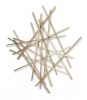 Metal Abstract Linear Strips Wall Sculpture – Modern Handmade Wall Art