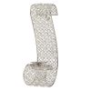 16" Gold Swirling Wall Sconce – Faux Crystal Decorative Accent