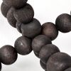 Black Beaded Wooden Decorative Jack Tabletop Sculpture – Modern Rustic Accent