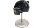 Black Panther Warrior King Helmet Collectible with Display Stand – Gold & Black Finish