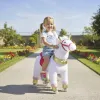 Plush Ride‑On Unicorn Toy with Wheels – 29.5" Rocking Horse for Kids