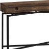 43" Cross-Leg Console Table – Modern Rectangular Accent Table | 3 Color Options