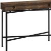 43" Cross-Leg Console Table – Modern Rectangular Accent Table | 3 Color Options