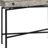 43" Cross-Leg Console Table – Modern Rectangular Accent Table | 3 Color Options