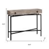 43" Cross-Leg Console Table – Modern Rectangular Accent Table | 3 Color Options