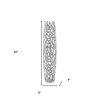 Twigs Aluminum Cylinder Floor Vase – Modern Sculptural Statement | Multiple Sizes & Finishes