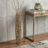 Twigs Aluminum Cylinder Floor Vase – Modern Sculptural Statement | Multiple Sizes & Finishes