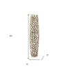 Twigs Aluminum Cylinder Floor Vase – Modern Sculptural Statement | Multiple Sizes & Finishes