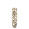 Twigs Aluminum Cylinder Floor Vase – Modern Sculptural Statement | Multiple Sizes & Finishes