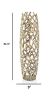 Twigs Aluminum Cylinder Floor Vase – Modern Sculptural Statement | Multiple Sizes & Finishes