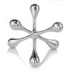 Silver Decorative Jack – Modern Tabletop Accent