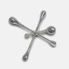 Silver Decorative Jack – Modern Tabletop Accent