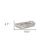 Handcrafted Wood Serving Tray With Side Handles – Tapered Rectangular
