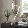 21" Modern Metal Bedside LED Table Lamp
