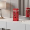12" Faux Leather Telephone Booth Jewelry Box