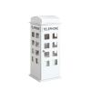 12" Faux Leather Telephone Booth Jewelry Box