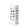 12" Faux Leather Telephone Booth Jewelry Box
