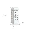 12" Faux Leather Telephone Booth Jewelry Box