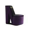 9" Velvet High Heel Jewelry Box