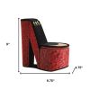 9" Velvet High Heel Jewelry Box