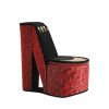 9" Velvet High Heel Jewelry Box