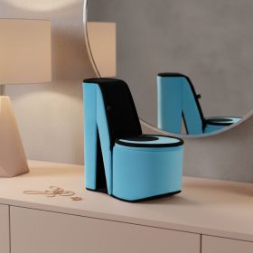High Heel Jewelry Box Collection (Varies Black, Gold, Glitter, White Script Leopard: Turquoise & Black)