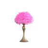 Glam Pink Feather Table Lamp