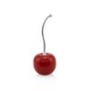 Red & Silver Aluminum Cherry Tabletop Sculpture