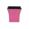 Recycled Plastic Indoor/Outdoor Square Pot Planter – Rustic Decorative Garden Accent