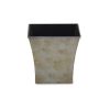 Recycled Plastic Indoor/Outdoor Square Pot Planter – Rustic Decorative Garden Accent