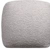 18" Polyester Cube Outdoor Pouf Ottoman – Modern Indoor/Outdoor Accent