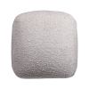 18" Polyester Cube Outdoor Pouf Ottoman – Modern Indoor/Outdoor Accent